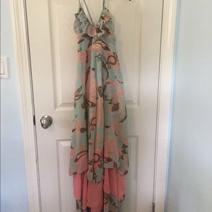H&M floral maxi dress